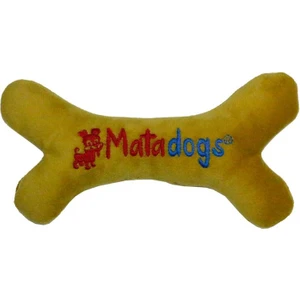Mata Dogs Mini Bone Sesli, Peluş, Nakışlı Köpek Oyuncağı 18  cm