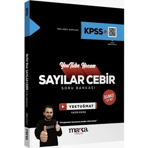 Marka Yayınları 2025 KPSS Youtube Hocam Sayılar Cebir Soru Bankası
