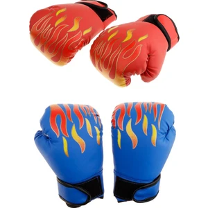 2 Çift Kickboks Dövüş Boks Eldivenleri Çocuklar 4-12 Yaşında Erkek/kız Mma Eldivenleri (Yurt Dışından)