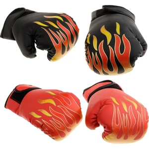 2 Çift Pu Boks Eğitim Eldivenleri Mma Dövüş Kum Torbası Yumruk Eldivenleri (Yurt Dışından)