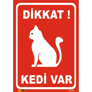 Vizyon Trafik Dikkat Kedi Var