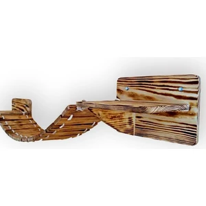 Geniş Raflı Kedi Köprüsü - Kedi Tırmanma Duvarı - Kedi Duvarı Mobilyaları