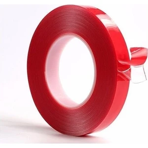 Çift Taraflı Bant 10 mm x 5 Metre Süper Güçlü Montaj Bandı (Şeffaf)
