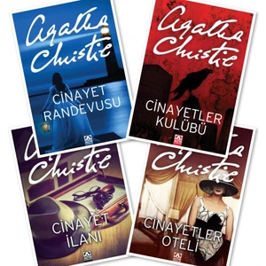 Cinayet Randevusu - Cinayetler Kulübü - Cinayet İlanı - Cinayetler Oteli - 4 Kitap - Agatha Christie