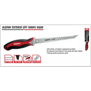 Alçıpan Testeresi Çift Bıçaklı 150 mm