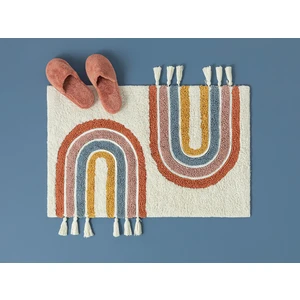 English Home Journey Pamuklu Banyo Paspası 60 x 90 cm Multicolor