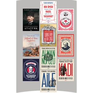 Ilber Ortaylı Seti 10 Kitap Atatürk  Osmanlı Bir Ömür Nasıl Yaşanır Alfa Kalem