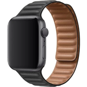 Apple Watch Se 2022 40 mm Uyumlu Mıknatıslı Deri Kordon Kayış - KY24-1