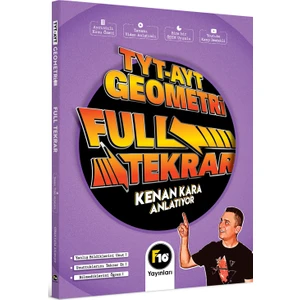 F10 Yayınları 2023 Tyt-Ayt Geometri Full Tekrar Video Ders Kitabı