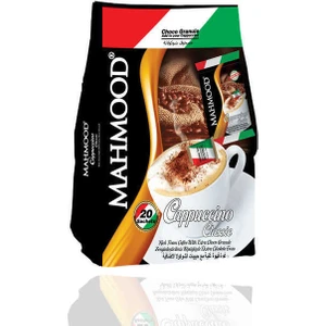Mahmood Coffee Klasik Choco Granüllü Şekersiz Cappuccino 20 Adet x 13,7 gr