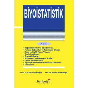 Biyoistatistik - Kadir Sümbüloğlu