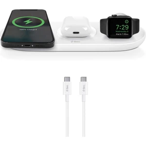 Aircharger Trio 3’ü 1 Arada iPhone Uyumlu + Apple Watch Uyumlu + Airpods Kablosuz Hızlı Şarj Aleti
