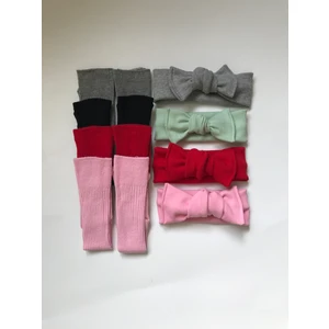 Nis Butik 8’li Dizaltıçorapve Bandana Set