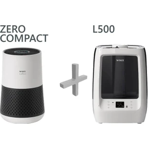 Zero Compact Hava Temizleme Cihazı ve L500 Hava Nemlendirici Paketi