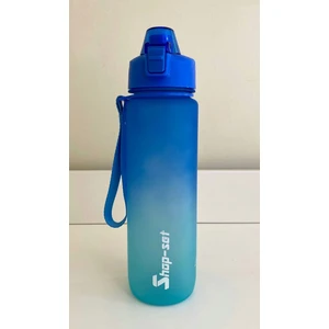 Shop-Set 1000 ml Tritan Motivasyonlu Su Matarası Çift Renk Softtouch