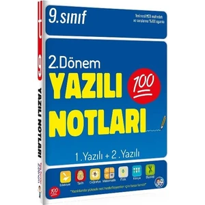 Tonguç Akademi Tonguç Akademi 9. Sınıf Yazılı Notları 2. Dönem 1 ve 2. Yazılı 2025