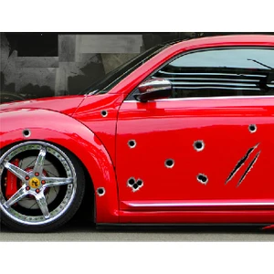 Araba Çıkartmaları 3D Kurşun Delik Sticker