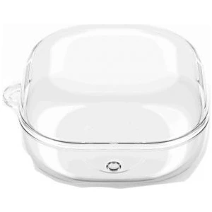 Samsung Galaxy Buds 2 Pro Kılıf Transparan Kancalı Silikon SF14 Renksiz