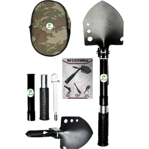 Katlanır Multi Çelik Kürek, Çekiç, Çapa - Multitools