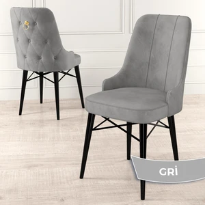 Concept Pare Serisi, Sandalye , 4 Adet Sandalye, Siyah Gürgen Ayak