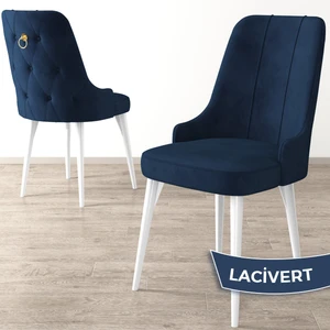 Concept Canisa Enoa Serisi Babyface Kumaş/beyaz Gürgen Ayaklı Sandalye