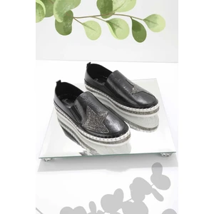 Siyah Platin  Kadın Casual Ayakkabı K01309215609