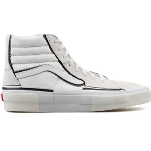 Sk8 Hi Reconstruct Unisex Çift Katmanlı Soyulabilen Süet Günlük Ayakkabı VN0005UKQJM1 Beyaz