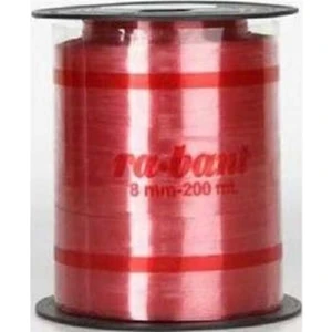 İnce Rafya 8 mm x 200 mt Kırmızı