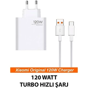 Xiaomi 120W Turbo Şarj Cihazı Aleti 120W