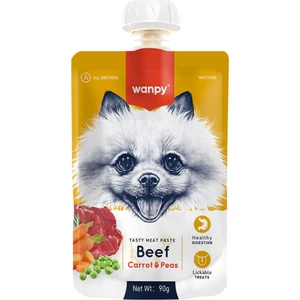 Wanpy Taze Sığır Etli&havuçlu Köpek Et Ezmesi 90 gr