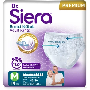 Dr. Siera Hasta Bezi Emici Külot 14'lü Paket Medium