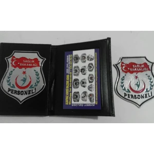 Aldatmaz Askeri Malzeme Adana Saglık Bakanlığı Rozetli Cüzdanı,+1rozet Al.kurum Adresıne Gonderılır.10