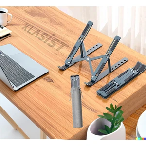 Alüminyum Ayarlı Laptop Yükseltici / Tutucu Stand (Taşıma Kılıfı )