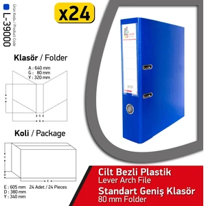 Klasör Mavi Geniş 24 Adet 1 Koli