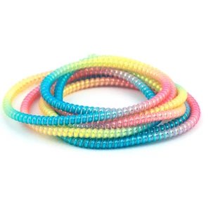 Spelt Şarj Aleti Kablosu Kablo Kordon Koruyucu Spiral Sarma Kılıf Koruma Arcenciel Shine