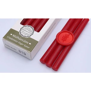 Mühür Mumu Çubuk 11MMX120MM 10 Lu Paket Model: 319 Bayrak Kırmızı