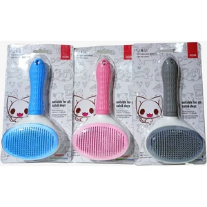 Kedi Köpek Basmalı Tarak Gri