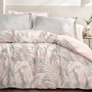 Bedding Beatrice Çift Kişilik Saten Nevresim Takımı - Pudra