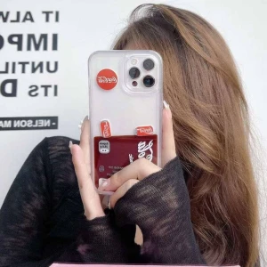 Apple iPhone 14 Pro Max Uyumlu Coca Cola Sulu Telefon Kılıfı