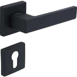 Kapı Kolu CRM1103 Zera-S MP24 Kare Siyah YALE KAPI KOLU