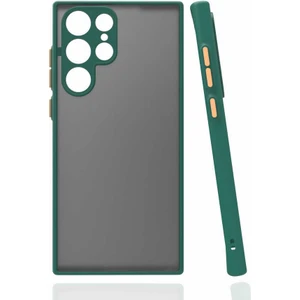 Galaxy S22 Ultra Kılıf 3D Kamera Korumalı Arkası Mat Kenarları Renkli Smoke Case