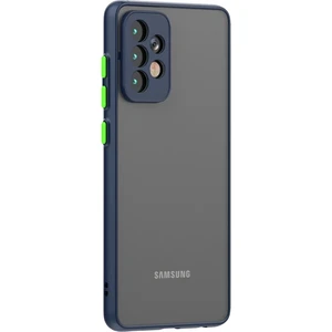 Galaxy A53 Kılıf 3D Kamera Korumalı Arkası Mat Kenarları Renkli Smoke Case
