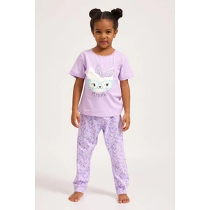Katia & Bony  Lavender Kız Çocuk Pijama Alt Lila
