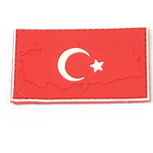 Türk Bayrağı Haritalı Tactical Peç