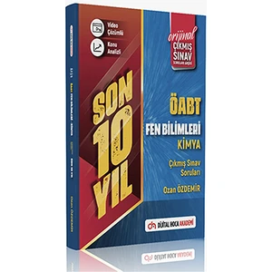Dijital Hoca Akademi 2023 Öabt Fen Bilimleri Kimya Son 10 Yıl Orijinal Çıkmış Sınav Soruları Video Çözümlü