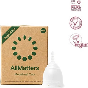 AllMatters (OrganiCup) Menstrual Cup Model Mini Regl Kabı - Adet Kabı - Menstrual Kap