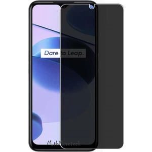 M.TK Moveteck Realme C35 Uyumlu Hayalet Ekran Koruyucu Cam Privacy Yandan Görünmez Gizli Temperli Camı 5d Tam Kaplar