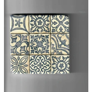 Şeker Portakalım Dekoratif Figürlü Doğal Taş Banyo Gider Kapağı Süsü Tekli 10X10 cm