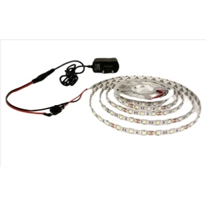 Mutfak Tezgah Üstü İçin Beyaz Şerit LED 12V Adaptör Tak Çalıştır Aç Kapa Anahtar 3 Çip