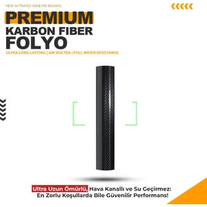 Karbon Fiber Folyo 5d Ultra Parlak Hava Kanallı